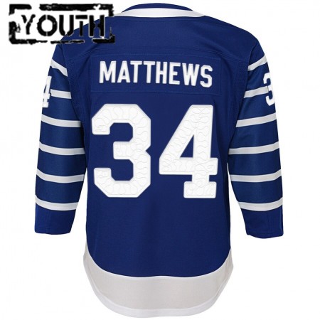 Camisola Toronto Maple Leafs Toronto Arenas Auston Matthews 34 Azul Vintage Authentic - Criança